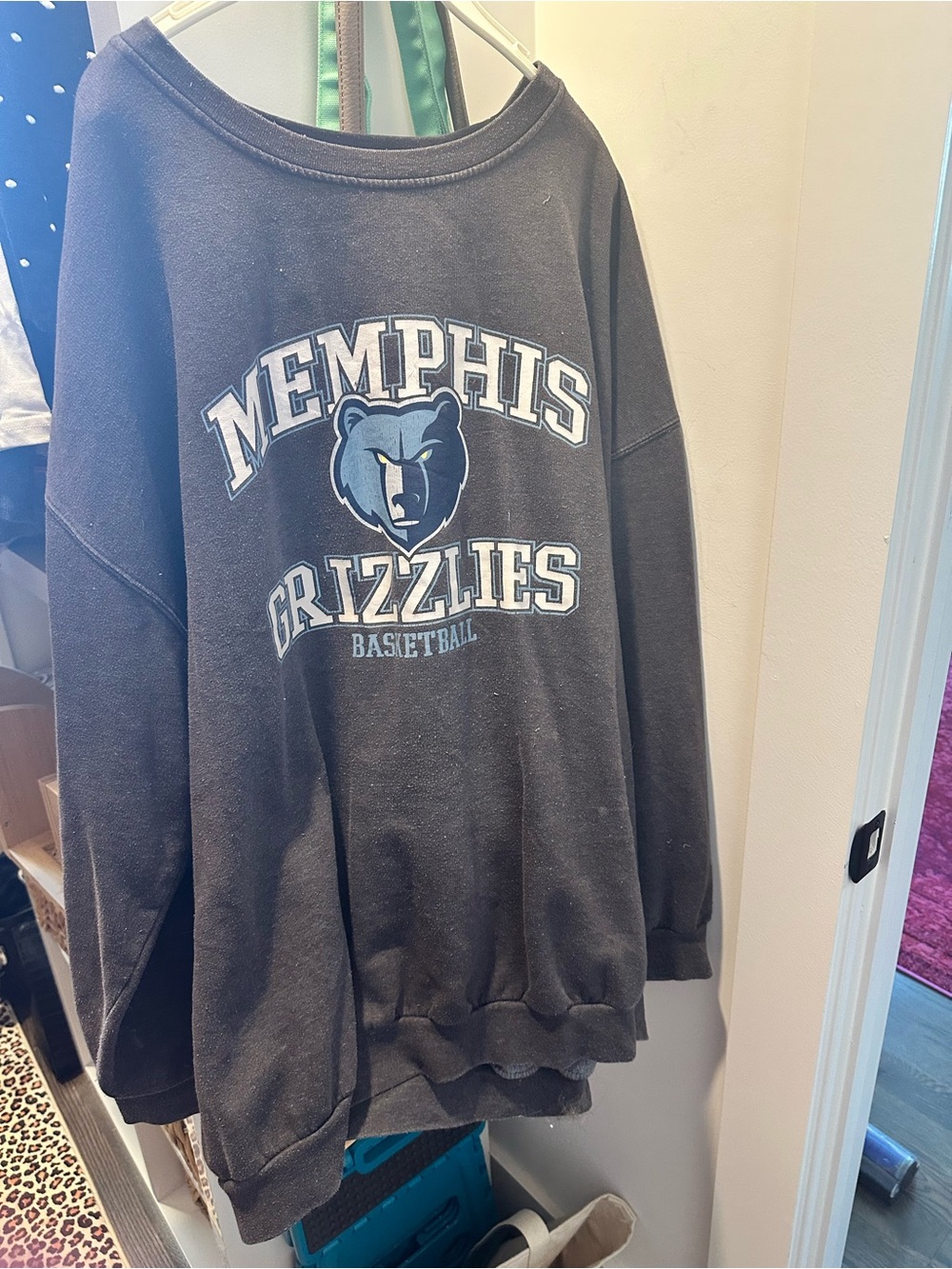 Memphis Grizzlies Black Graphic Pullover Sweatshirt